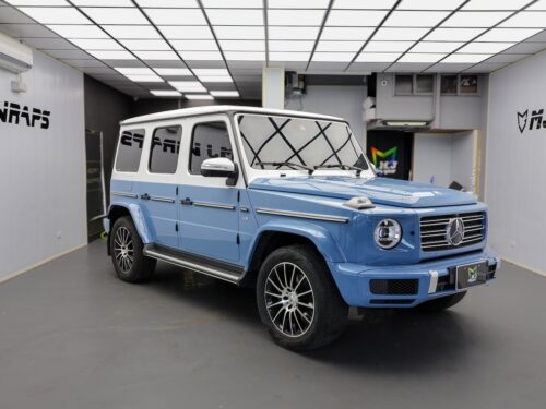 Benz G500 膜研所改色犀牛皮雙拼-5