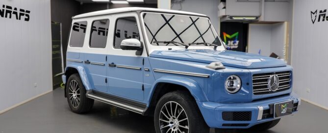 Benz G500 膜研所改色犀牛皮雙拼-5